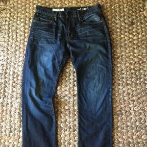 Gap 1969 Slim Cut Dark Denim Jeans